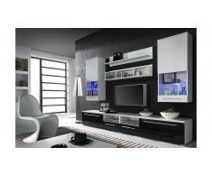 JUSTyou Set Luna Parete attrezzata Bianco Nero