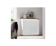 JUSTyou Beatrice VIII Credenza Bianco opaco | Quercia