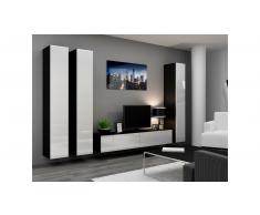 JUSTyou Set Vago I Parete attrezzata Nero Bianco
