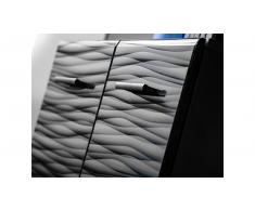 JUSTyou Alsenz Parete attrezzata Nero | Grafite