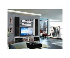 JUSTyou INVONTO D II Parete attrezzata Bianco Nero