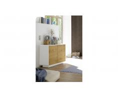 JUSTyou Reynar IV Credenza Bianco opaco | Quercia