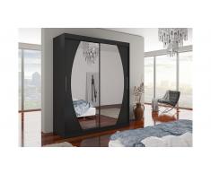 JUSTyou Baltimore Guardaroba 215x180x58 cm Nero