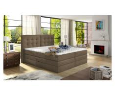 JUSTyou Fendy Letto Vi-Spring Cappuccino 160x200