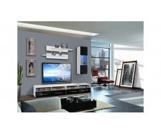 JUSTyou CLIVO C I Parete attrezzata Bianco Nero