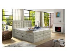 JUSTyou Fendy Letto Vi-Spring Panna 160x200