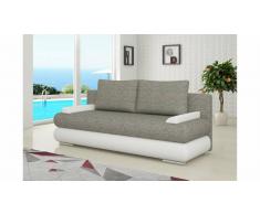 JUSTyou Milo Divano Letto 95x205x90 Bianco Grigio