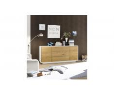 JUSTyou Reynar V Credenza Bianco opaco | Quercia