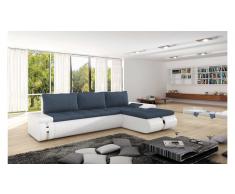 JUSTyou FADO MINI Divano angolare Bianco Blu