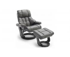 JUSTyou Carnegie Poltrona Grigio Nero