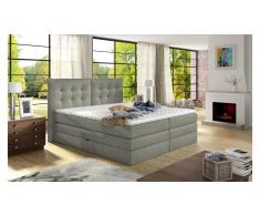 JUSTyou Fendy Letto Vi-Spring Grigio 160x200