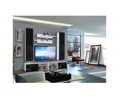 JUSTyou TUBAS D II Parete attrezzata Bianco Nero