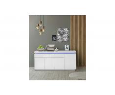 JUSTyou Anabella IV Credenza Bianco Extra lucido
