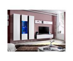 JUSTyou AUR C V Parete attrezzata Nero Bianco