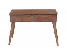 JUSTyou Sorro Scrivania Legno Teak Grigio