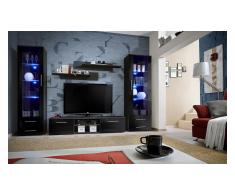 JUSTyou GULINO C Parete attrezzata Nero