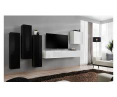 JUSTyou SWOTCH III Parete attrezzata Nero Bianco