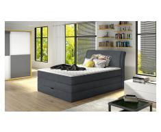 JUSTyou Amalfi Letto Vi-Spring Antracite 120x200