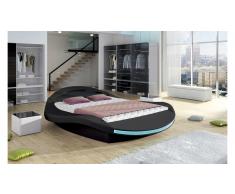 JUSTyou FERRO Letto matrimoniale 224x279x74 Nero