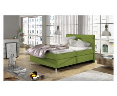 JUSTyou Cosy Letto Lime verde Velours 140x200