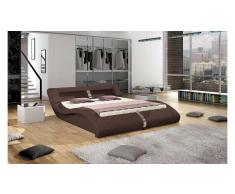 JUSTyou MALIBU Letto matrimoniale 175x262x70 Marrone