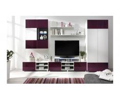 JUSTyou Gordia III Parete attrezzata Bianco Violett