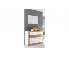 JUSTyou Ginevra Credenza Bianco | Quercia