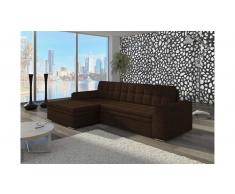 JUSTyou Conforti Divano angolare 165x270x80 Marrone
