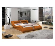 JUSTyou MALIBU Letto matrimoniale 155x262x70 Arancione