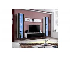 JUSTyou AUR A II Parete attrezzata Bianco Nero