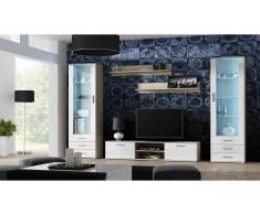 JUSTyou Soho IV Parete attrezzata Guercia Bianco