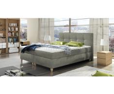 JUSTyou Malta Letto Vi-Spring Grigio 160x200