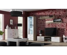 JUSTyou Soho II Parete attrezzata Guercia Bianco