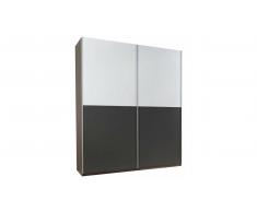 JUSTyou Dona III Armadio Prugna Bianco Grafite
