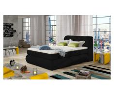 JUSTyou Pula Letto Vi-Spring Nero 140x200