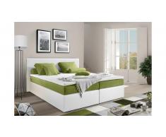 JUSTyou Frankfort Letto Vi-Spring 160x200 Bianco Verde