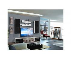 JUSTyou INVONTO A II Parete attrezzata Bianco Nero