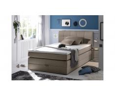 JUSTyou Albany I Letto Vi-Spring 140x200 cm Panna