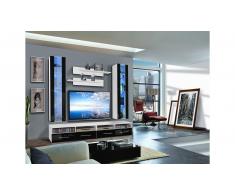 JUSTyou CLIVO E II Parete attrezzata Bianco Nero