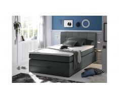 JUSTyou Albany I Letto Vi-Spring 140x200 cm Antracite