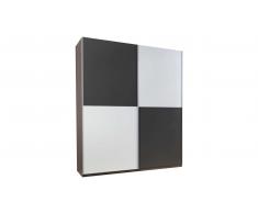 JUSTyou Dona II Armadio Prugna Bianco Grafite