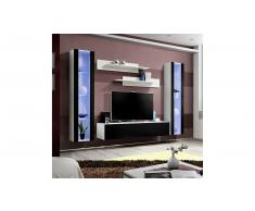 JUSTyou FLI A II Parete attrezzata Bianco Nero