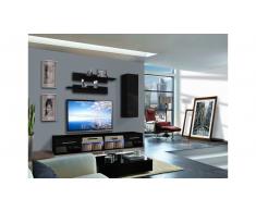 JUSTyou TUBAS A I Parete attrezzata Nero