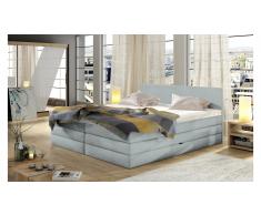 JUSTyou Emma Letto Grigio Pelle sintetica 160x200