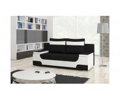 JUSTyou Area Divano Letto Bianco Nero
