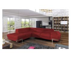 JUSTyou EMPORIO Divano angolare Pelle Rosso