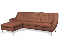 JUSTyou Genise Divano angolare Pelle sintetica Cognac