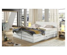 JUSTyou Emma Letto Bianco Pelle sintetica 160x200