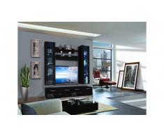 JUSTyou LEDGO E II Parete attrezzata Nero