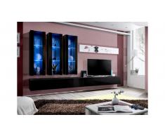 JUSTyou AUR E III Parete attrezzata Nero